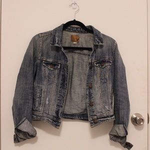 American Eagle Women’s Cropped Denim Jacket